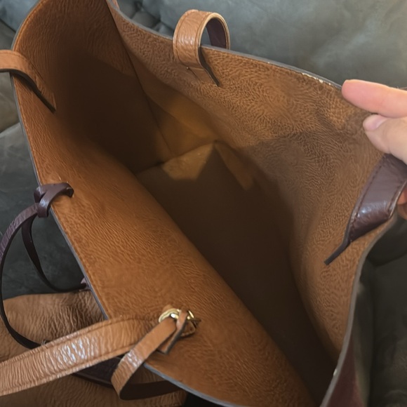 Street level dark purple tote - Picture 5 of 8